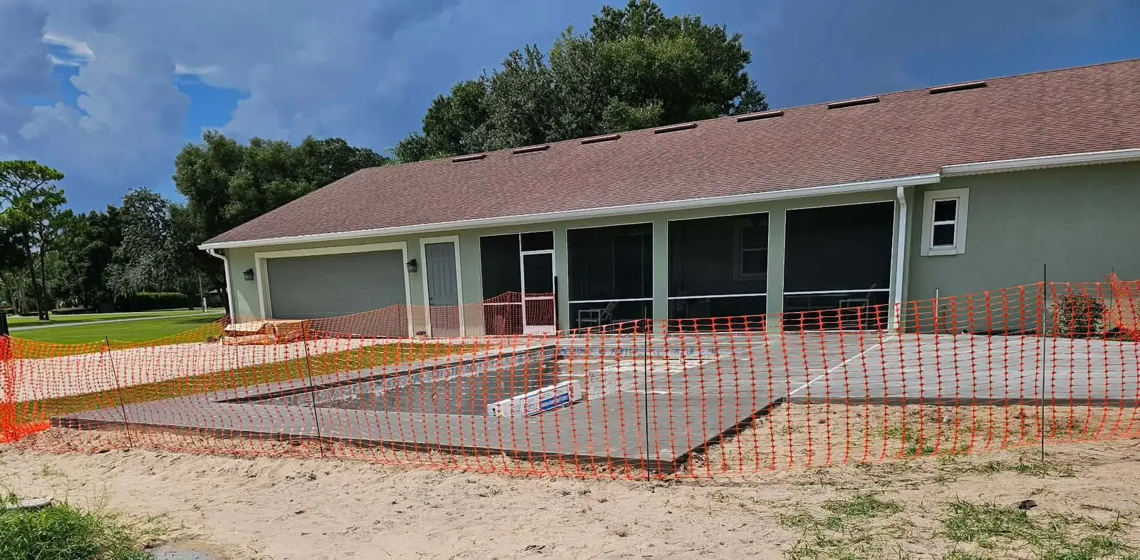 Patio Concrete Installation